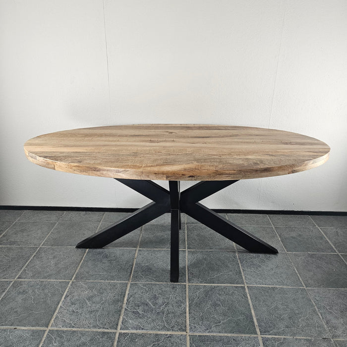 Eettafel Ovaal 300x130cm 6cm blad (R3)