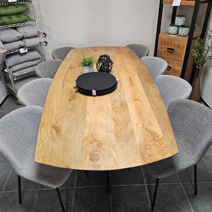 Dining table Danish Oval 240x110cm (25mm top - Center leg)