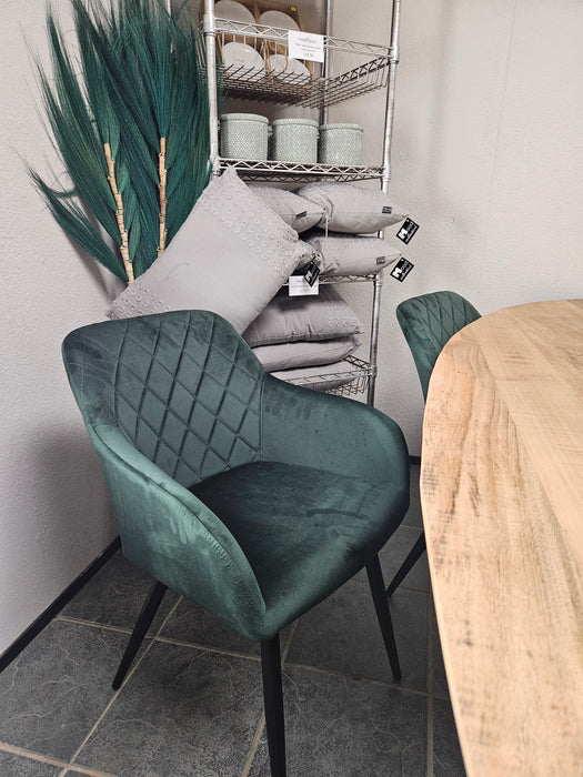 Dining room chair Green Velvet