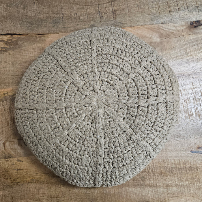 Unique Living Cushion round 'beige' Ø45cm