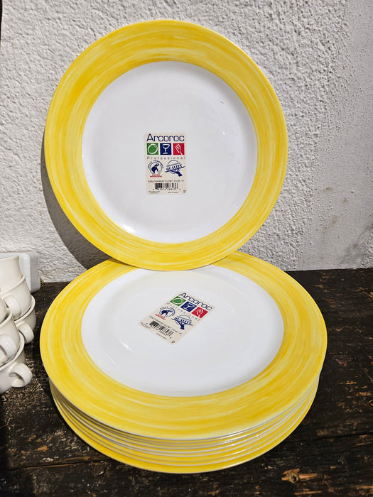 Arcoroc plate yellow 31 cm 