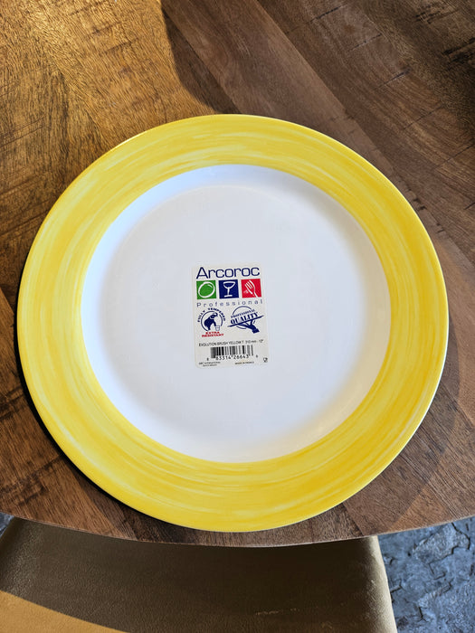 Arcoroc plate yellow 31 cm 
