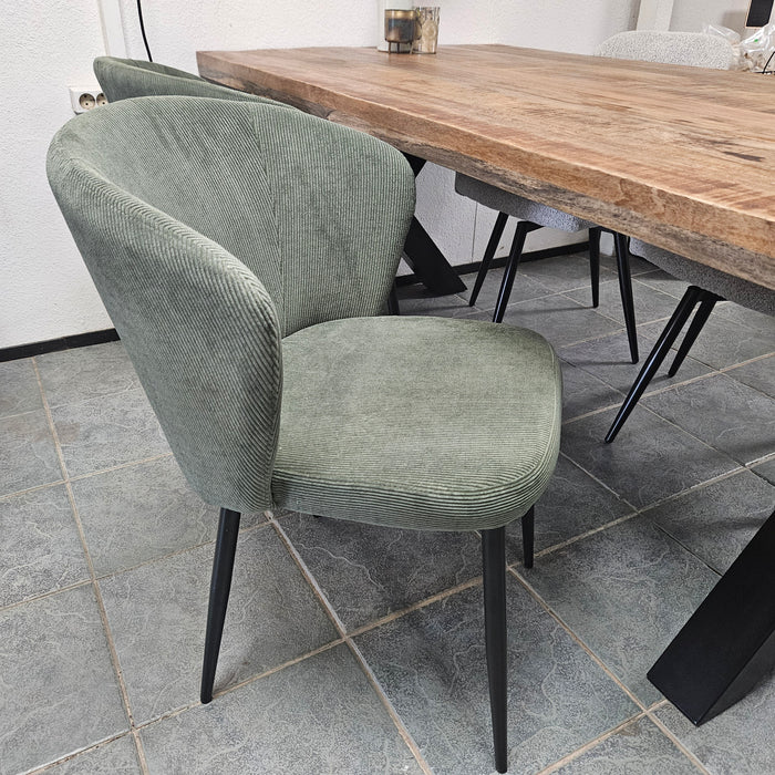 PRE-SALE Dining room chair Barry Green Rib (CH2)