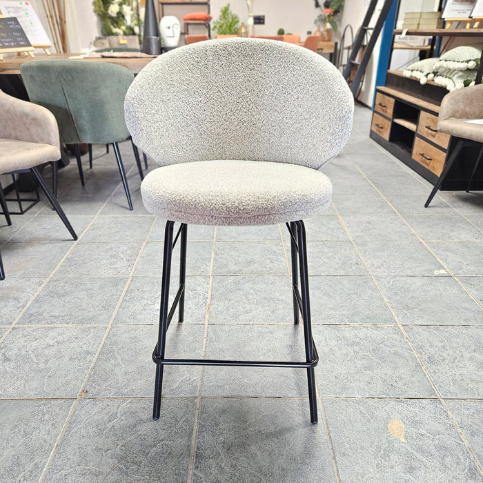 Bar stool Hedda 65cm | Boucle Beige (CH3)