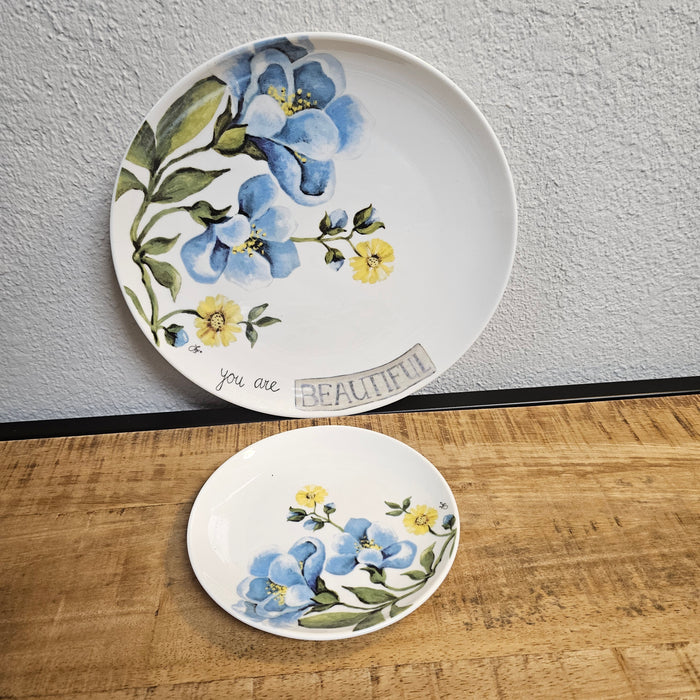 Jet dinerbord Beautiful 26 cm Blauw (Lisa)