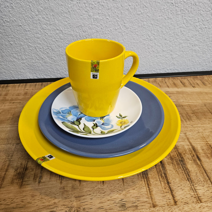 Jet mug with handle yellow 180 ml