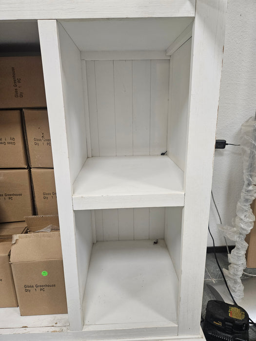 Partition wall white pole 8x 60cm