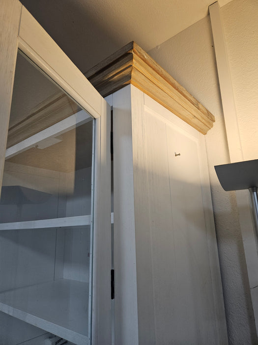 Partition wall white pole 8x 60cm