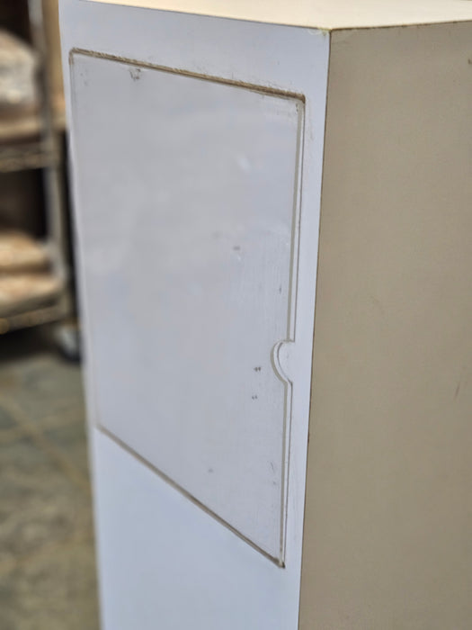 Partition wall white pole 8x 60cm