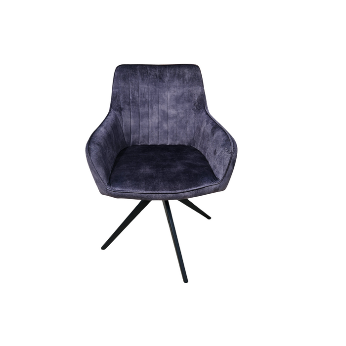 PRE-SALE Dining room chair Max 360º | Gray velvet (CH3)