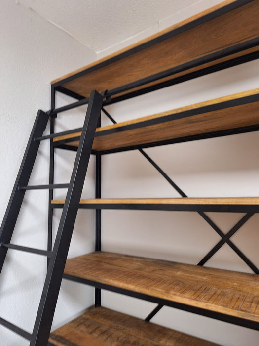 PRE-SALE Boekenkast met ladder 160*45*225cm (R2)
