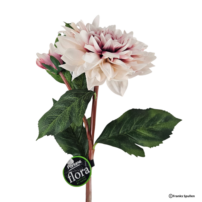 Kunsttak Parlane Dahlia roze/wit 76 cm