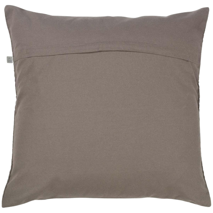 Dutch Decor kussenhoes Rissla taupe 50 x 50 cm