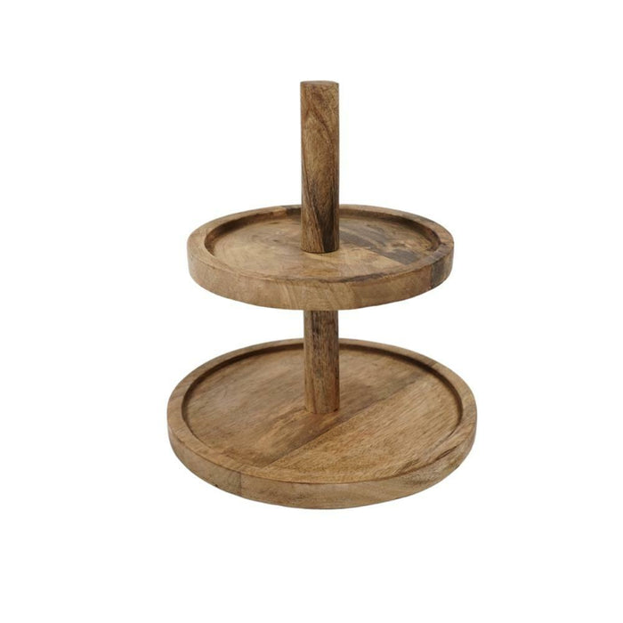 Etagere mango wood 28 cm