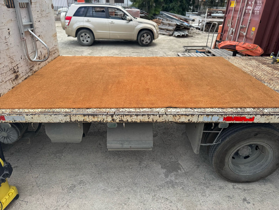 K047 | Oranje/bruin vloerkleed 300x200cm