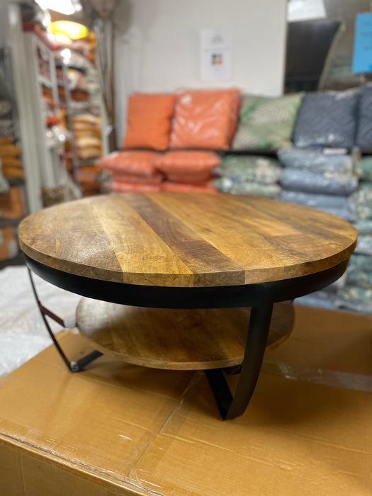 Round coffee table 70cm - center leg (C2)