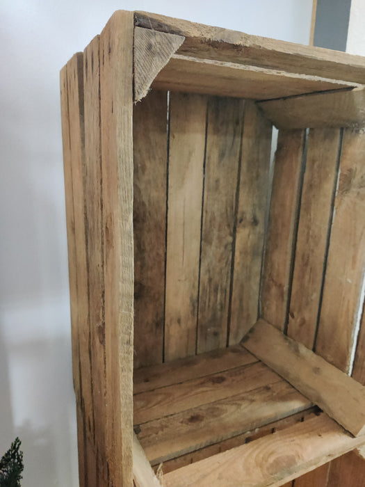 K054 | Set van 3 houten kratjes