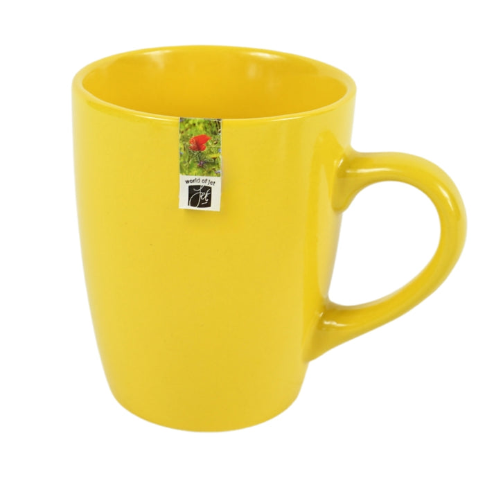 Jet mug with handle yellow 180 ml