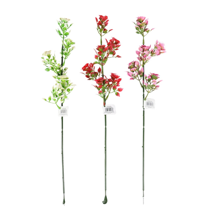 Kunstbloem roos 45 cm assorti