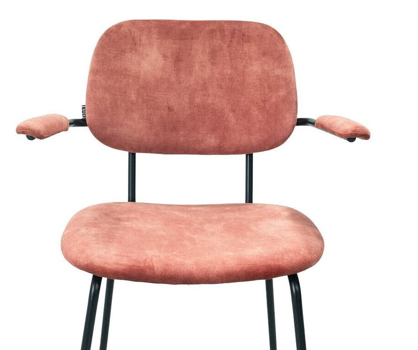(Horeca)stoel Mila velvet roze (E1)