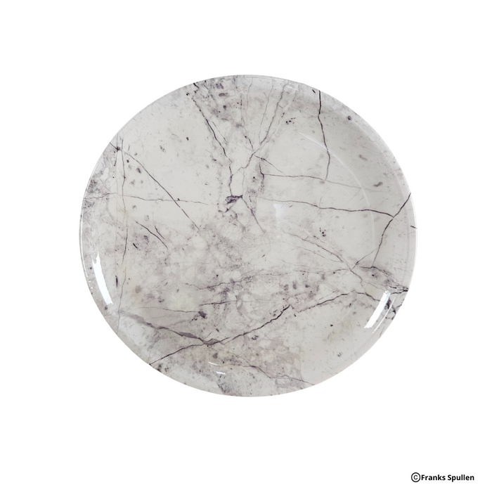 Light&amp;Living Wall plate marble look 25 cm