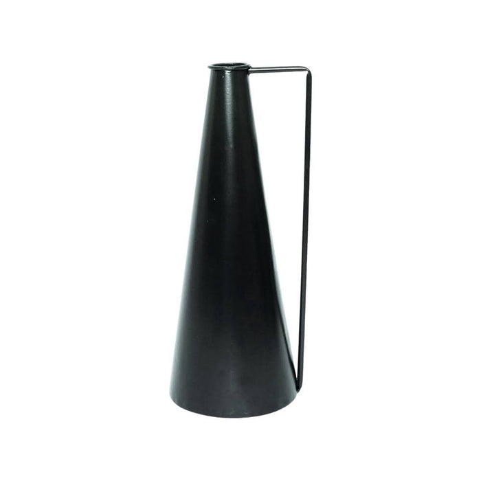 Vase Tromso 36cm metal black