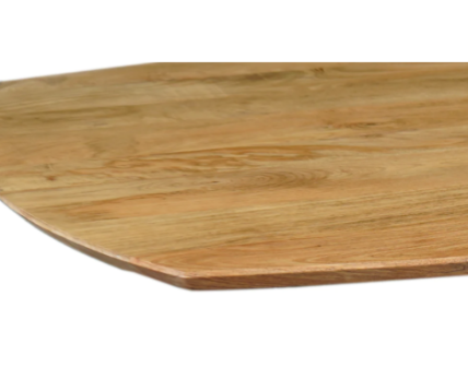 Eettafel Deens Ovaal 240x110cm (25mm blad - Middenpoot) (R4)