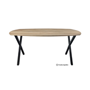 Dining table Danish Oval 160x90cm (25mm, X-Leg)