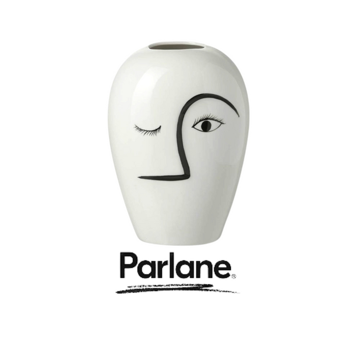 Parlane Vase Lashes white 16cm
